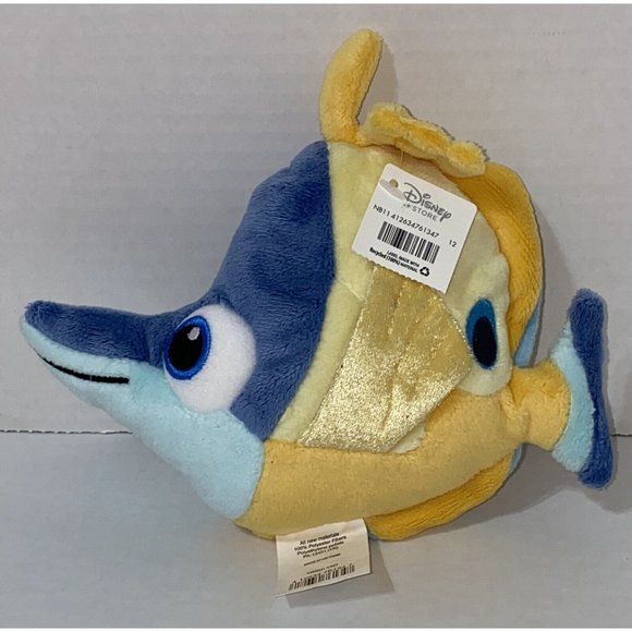 Disney Toys Disney Store Tad Fish Bean Bag Plush Finding Nemo 7 New